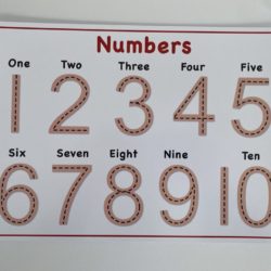 1-10 Numbers Learning Mat