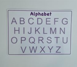 Alphabet Learning mat