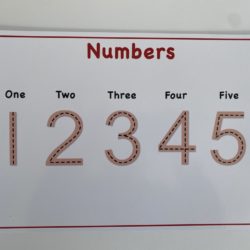 1-5 Numbers Learning Mat