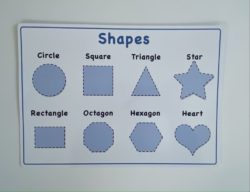 Shapes Learning Mat