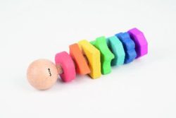 Rainbow wooden twister - Image 2